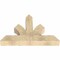Ekena Millwork Richland Rough Sawn Timber Gable Bracket, Douglas Fir, 48"W x 32"H x 6"D x 6"F, 16/12 Pitch GBW048X32X0606RIC00RDF - alternate 4